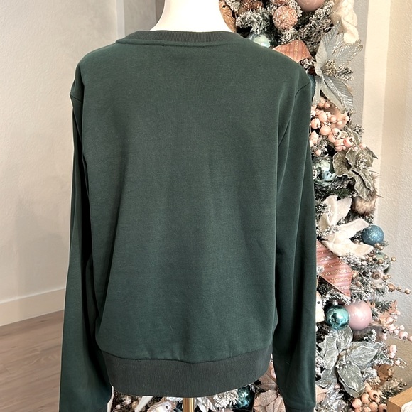 Endless Rose Green Amore Sweatshirt - Picture 4 of 7